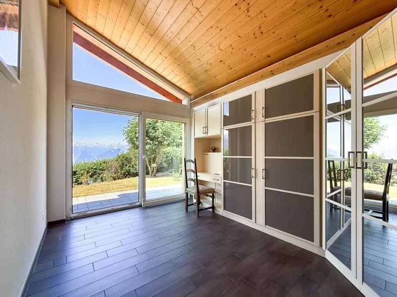Magnifique chalet à Nax avec vue panoramique exceptionnelle (9)
