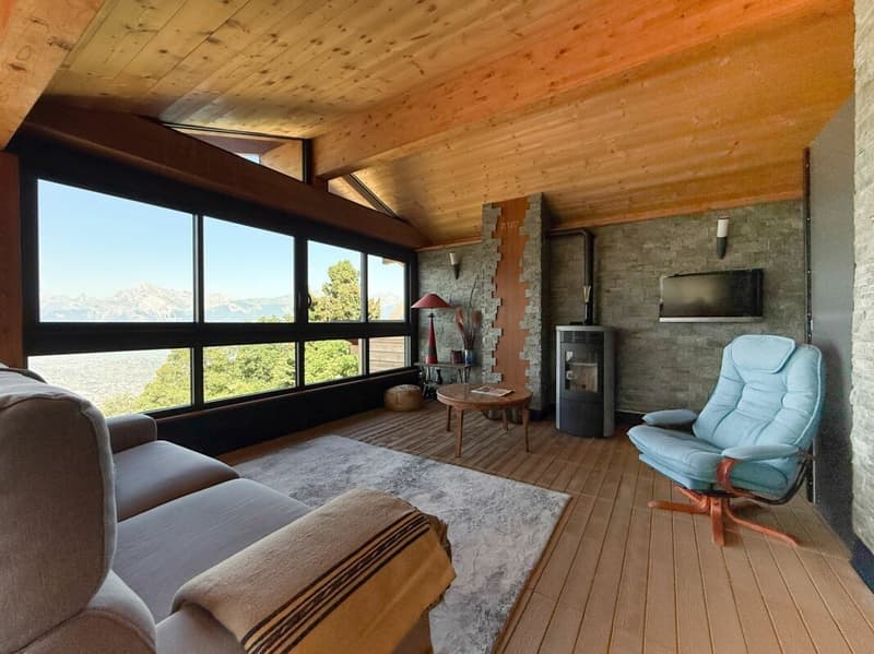 Magnifique chalet à Nax avec vue panoramique exceptionnelle (4)