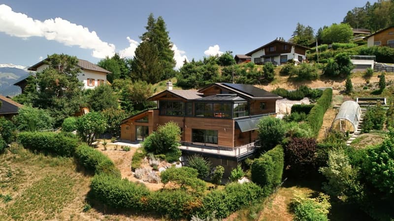 Magnifique chalet à Nax avec vue panoramique exceptionnelle (13)