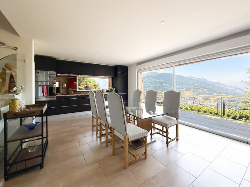Magnifique chalet à Nax avec vue panoramique exceptionnelle (11)