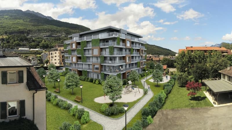 Vente place de parc garage souterrain PPE Les Jardins de Mabillon Monthey (4)
