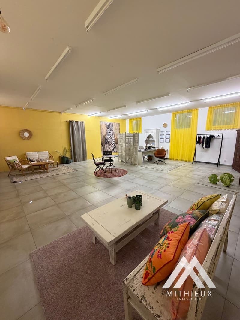 Espace ouvert en sous-sol