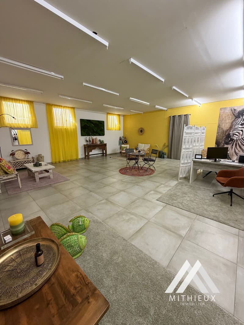Espace ouvert en sous-sol