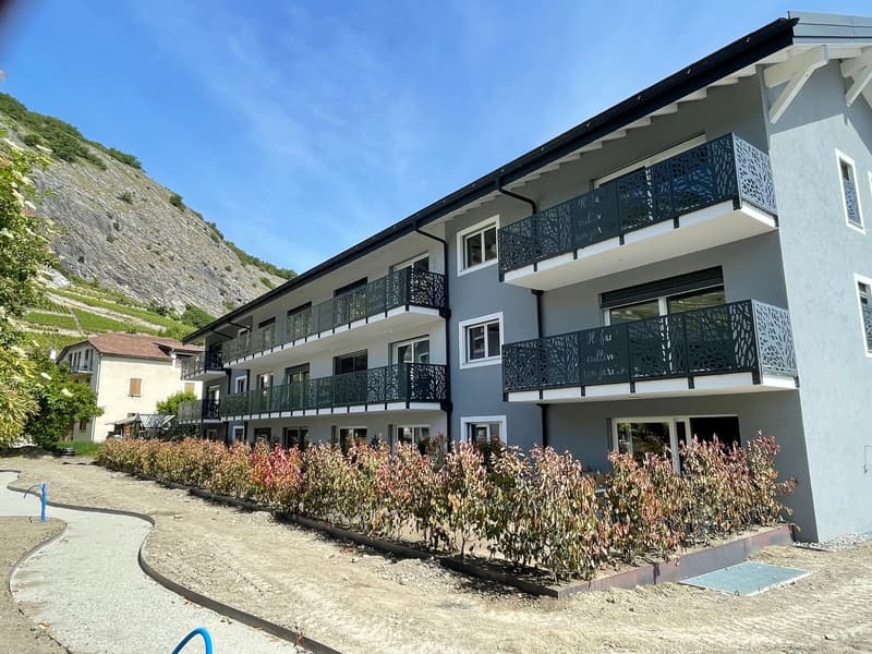 SUPERBE 2.5P NEUF AVEC BALCON - CHARGES COMPRISES - SITUATION IDÉALE À ARDON / MALOC-IMMO (3)
