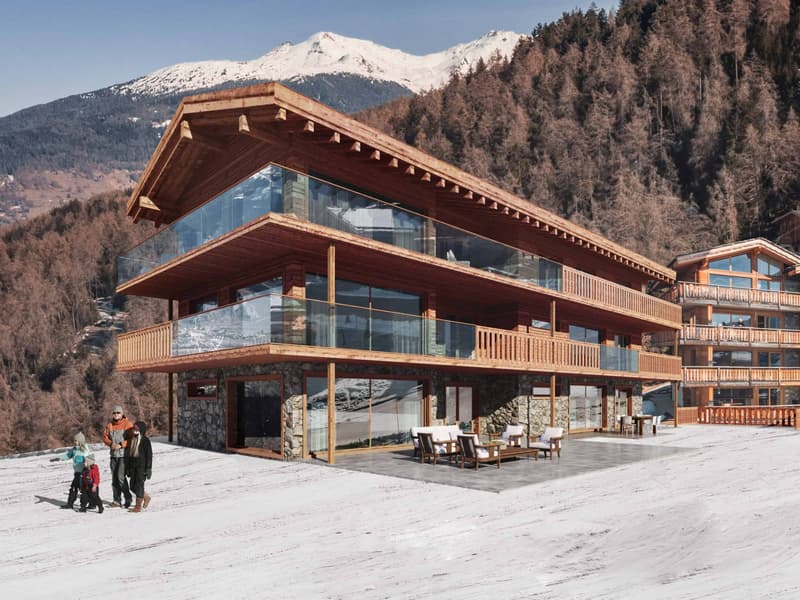 Appartement neuf de haut standing en attique ski in ski out à Veysonnaz (2)