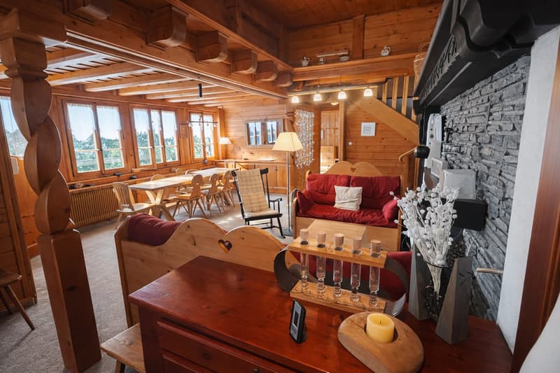 Chalet authentique de 7 pièces aux Diablerets avec vue montagne (4)