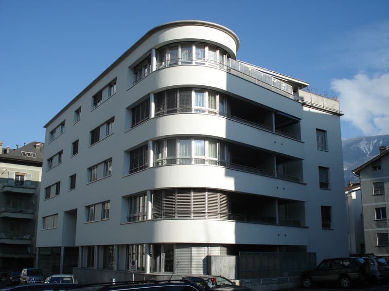 Schöne 3.5 Zi-Wohnung im 2. Stock mit balkon im Zentrum Brig (E2-2) (11)