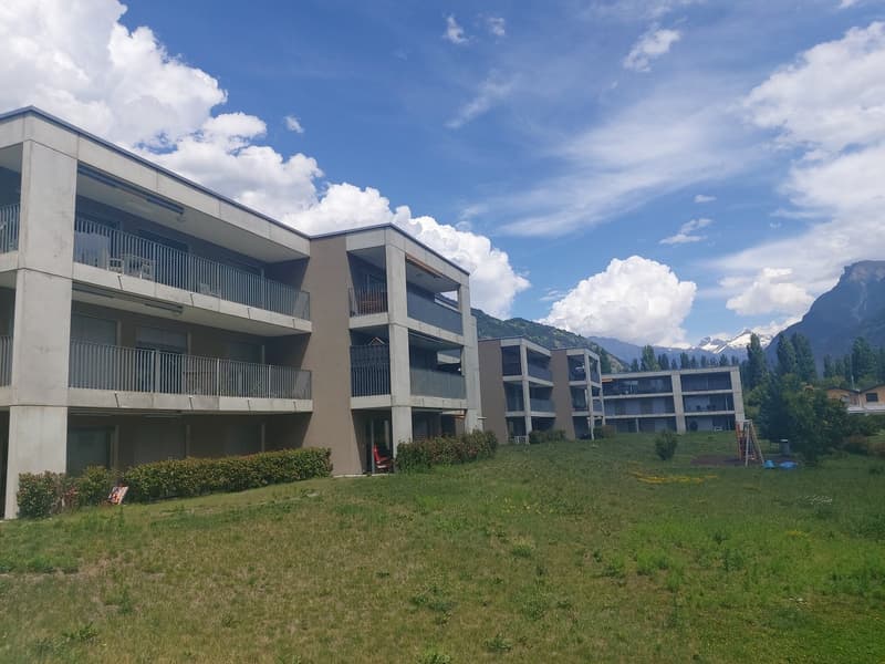 Wunderschöne 3.5 Zi-Wohnung im Erdgeschoss in Visp West (R-C5) (12)