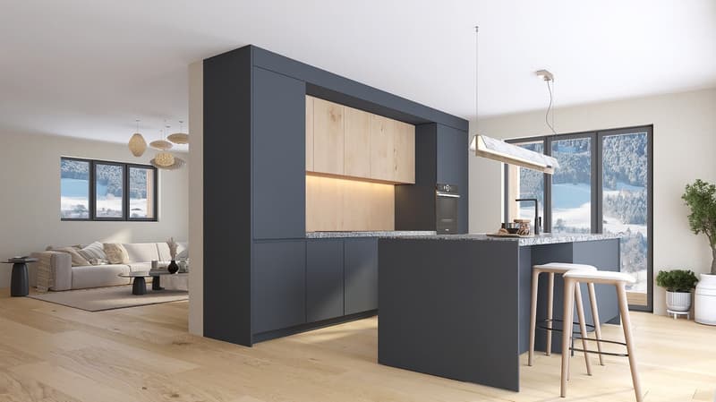 "Chalet individuel "Les Pommats B" à vendre à Val d’Illiez – permis de construire en force" (7)