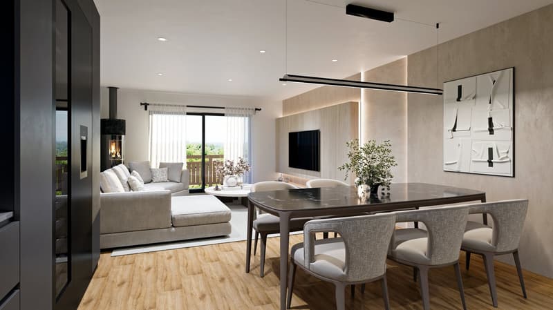 Magnifique appartement de 6,5 pièces dans un chalet à Val-d'Illiez (9)