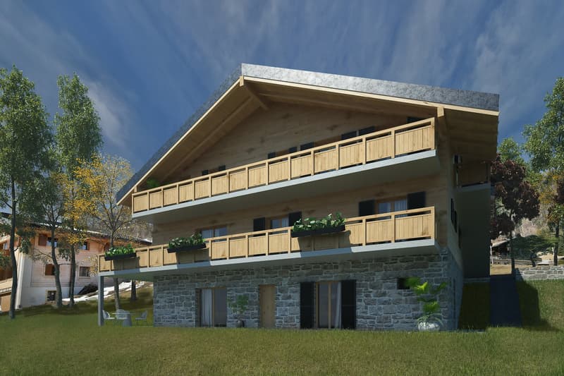 Magnifique appartement de 6,5 pièces dans un chalet à Val-d'Illiez (14)