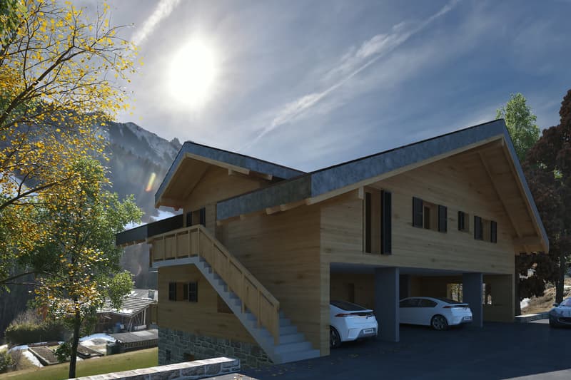 Magnifique appartement de 6,5 pièces dans un chalet à Val-d'Illiez (16)