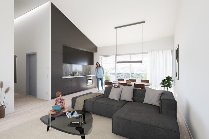 Several 4.5 room apartments for sale in a new promotion "Aubépines22" in Sion (4)