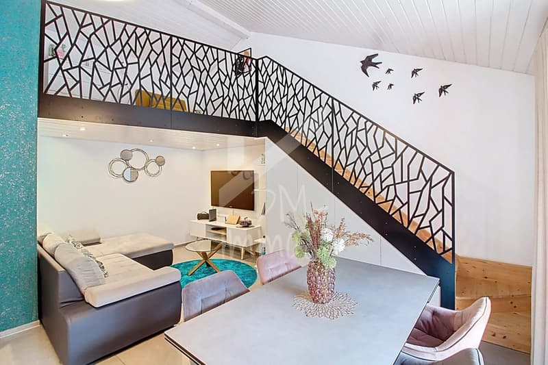 Magnifique attique 3.5p + mezzanine (3)