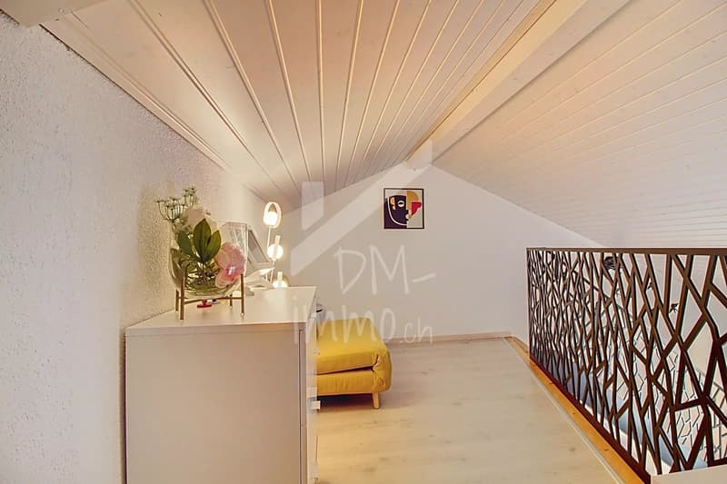 Magnifique attique 3.5p + mezzanine (5)