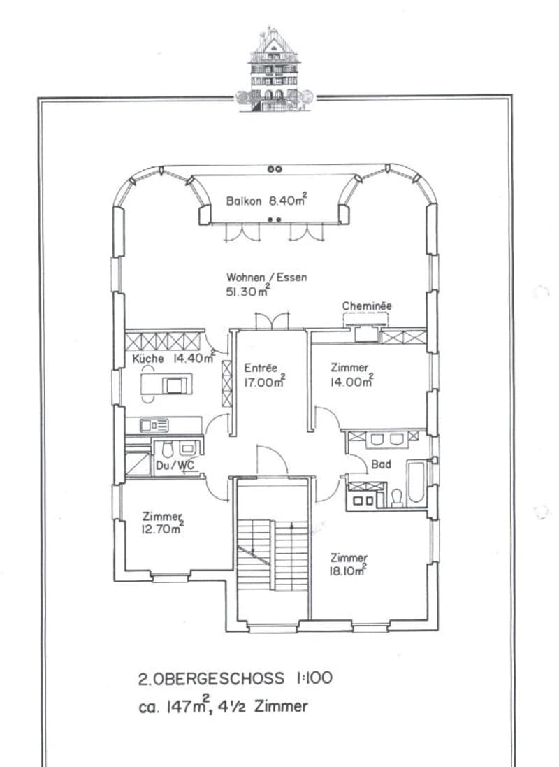 Exklusive 4.5 Zimmer-Wohnung in Jugendstilhaus am Rosenberg (13)