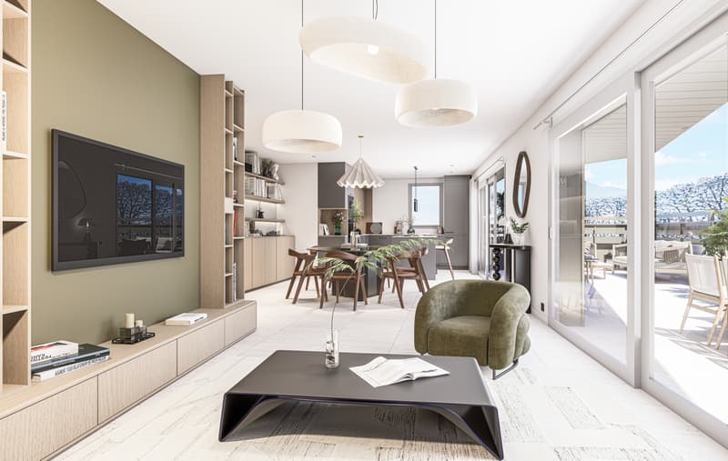 Appartement neuf! Magnifique Attique de 5,5 pièces (9)