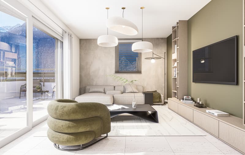 Appartement neuf! Magnifique Attique de 5,5 pièces (7)