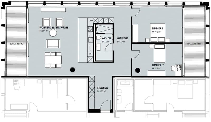 Wunderschöne und helle 3.5-Zimmer-Wohnung im Poly-Areal (13)