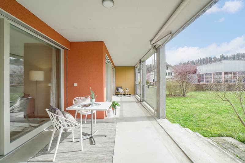 Einzigartige 3.5-Zimmer-Wohnung mit Terrasse in Laupen (1)