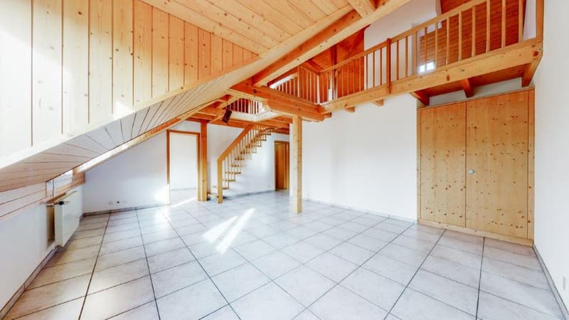 Gemütliche 2½-Zimmer-Galeriewohnung in Ittigen - schöne Wohnung zentral und doch ruhig (3)