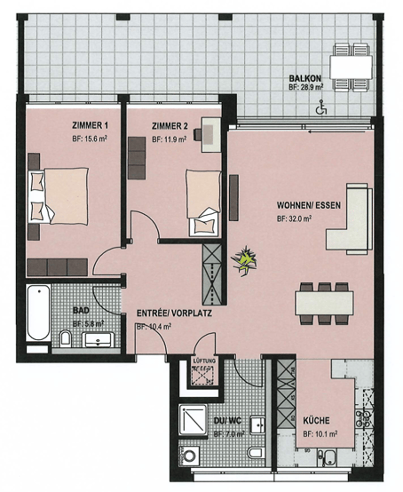 Moderne 3.5-Zimmer-Wohnung in Belp (10)