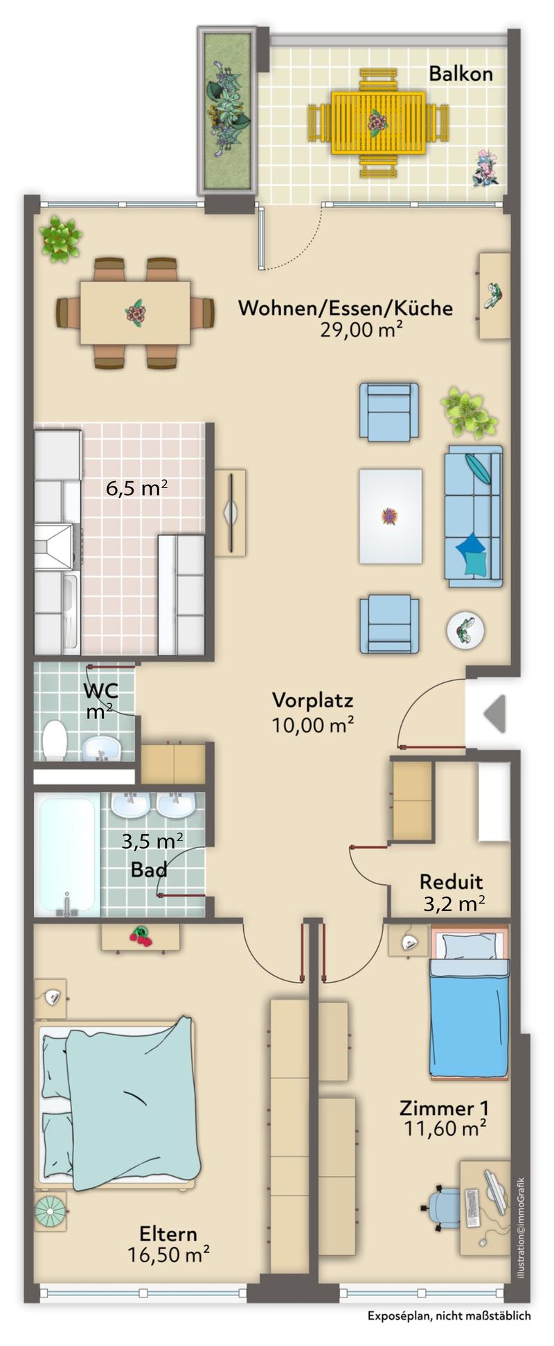"3½-Zimmer-Wohnnung im Kappelenring - Hinterkappelen" (11)