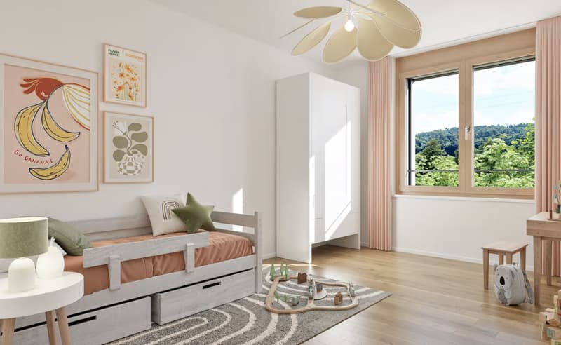 "Neue top 4½-Zimmer-Wohnungen - "Bachpromenade" - Courgevaux" (6)