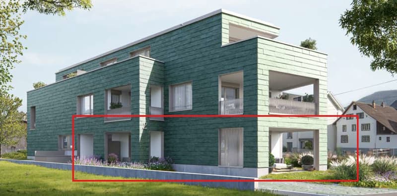Moderne 4.5-Zimmer-EG-Wohnung mit Seenähe in Wilen bei Wollerau (1)