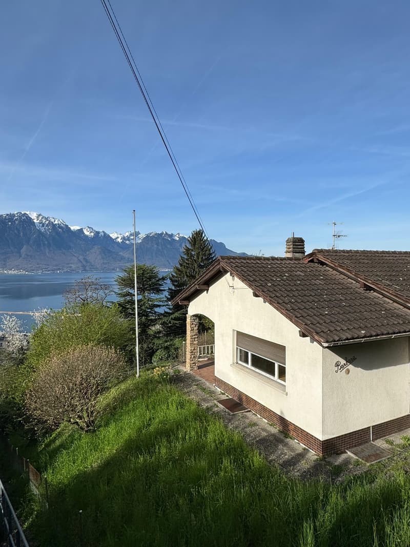Villa proximité centre Montreux, vue exceptionnelle (2)