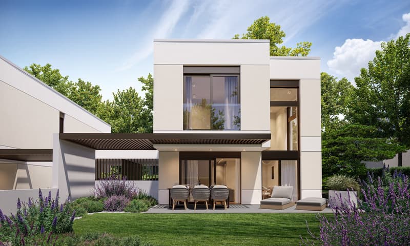 Deux villas contemporaines à Vésenaz (7)
