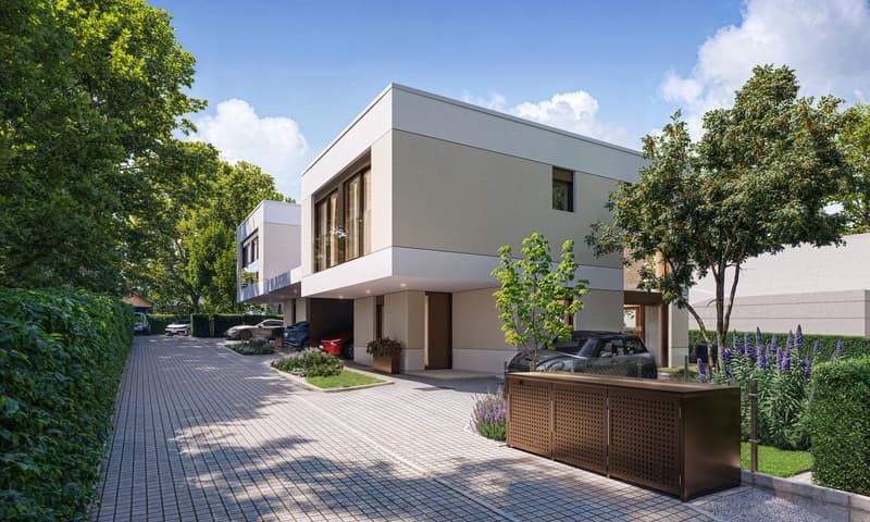 Deux villas contemporaines à Vésenaz (2)