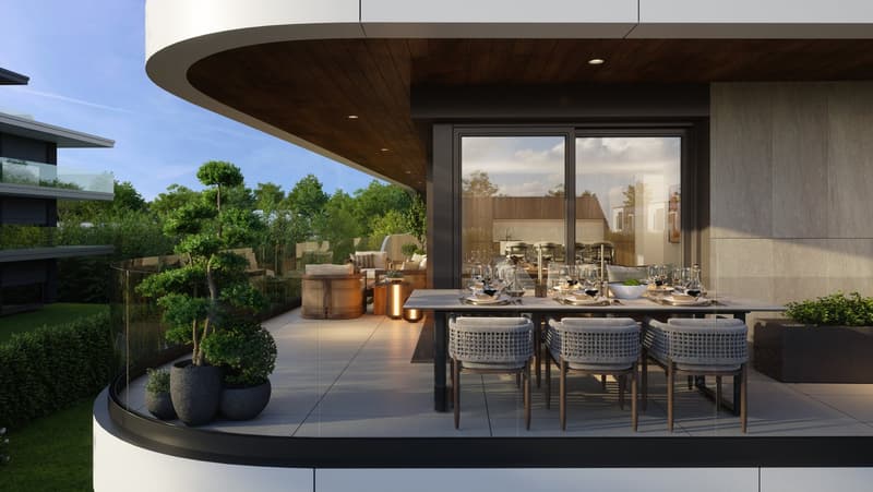 Appartements de standing avec jardin à Vésenaz (3)