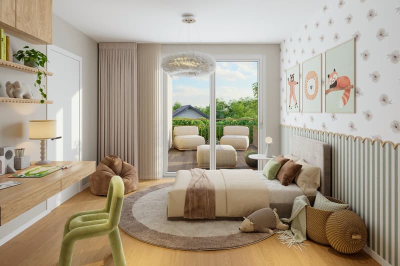 Appartement 3 chambres avec jardin à Plan-lesOuates (13)
