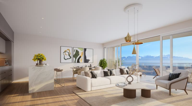 Appartement en rez de jardin de 3.5 pièces à vendre à Lutry (6)