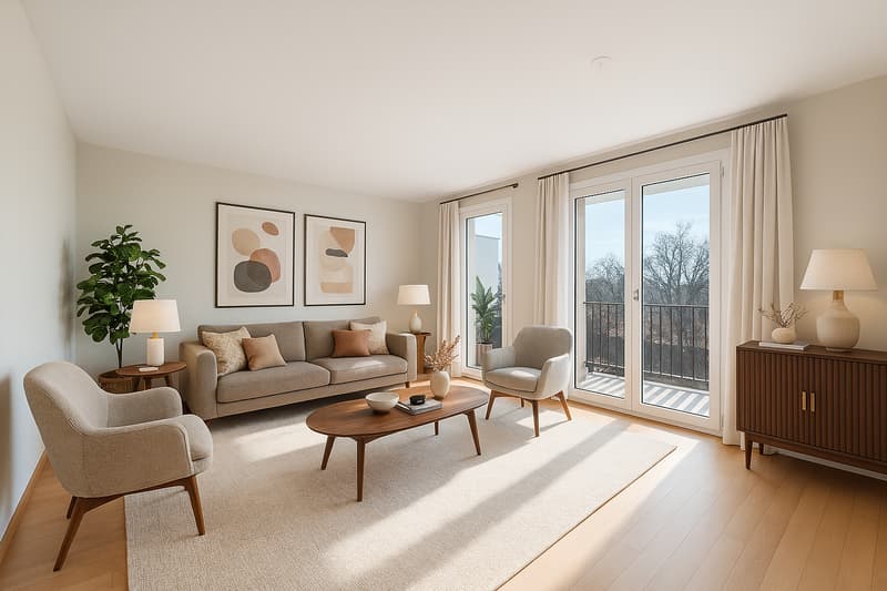 Exclusivité : Spacieux attique de 4 pièces avec grande terrasse et balcon (9)