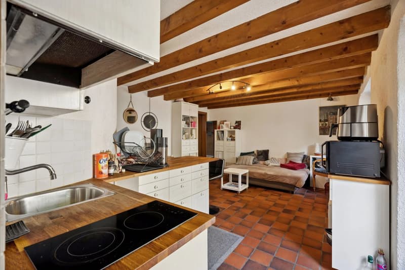 Maison villageoise : 4 logements  loués et 1 arcade - fort potentiel (5)