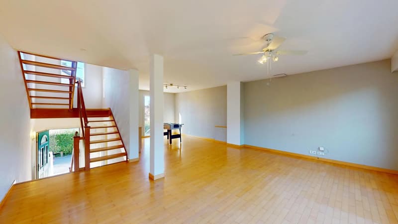 Villa 3 chambres, 3 SdB, jardin, dans résidence piscine - prox. Genève (1)