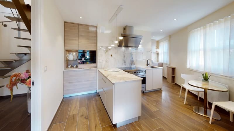 Penthouse de 220m2, prestigieux et en attique, à Divonne-les-Bains (5)