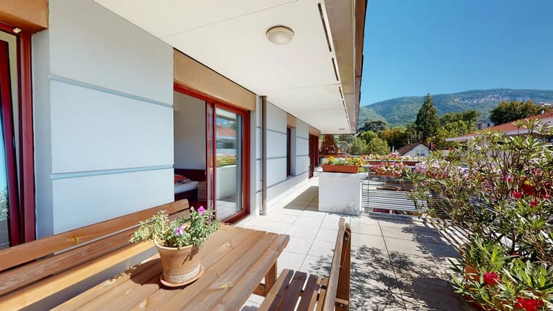 Appartement dernier étage, avec terrasse, proche douane Croix-de-Rozon (11)