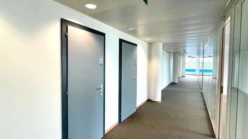 Vastes locaux administratifs en étages élevés et partiellement loués. (7)