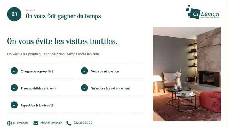 Vente en nom d'un lot de quatre appartements. (9)