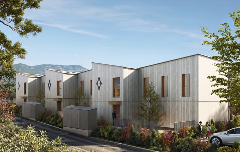 Villa contemporaine - THPE Minergie-P et autorisation en force (2)