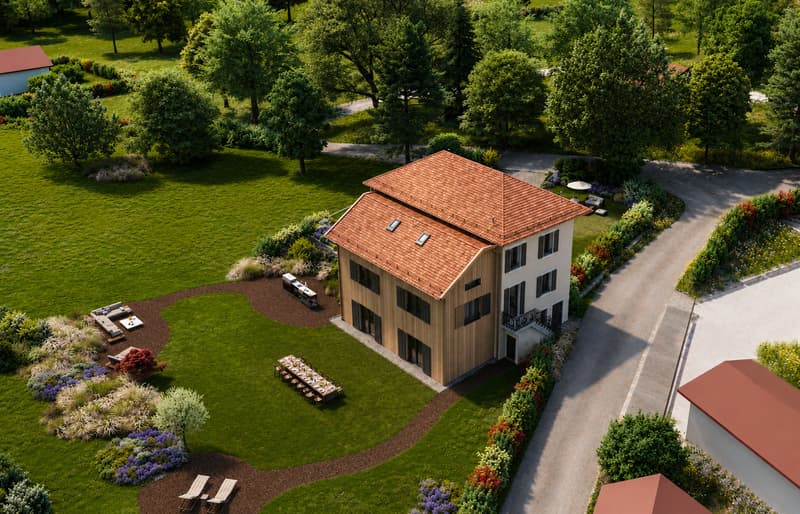 Attique de caractère avec jardin privatif & éligibilité CASATAX à Cartigny (2)