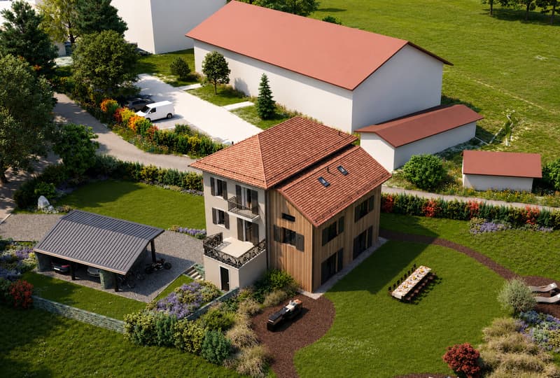 Attique de caractère avec jardin privatif & éligibilité CASATAX à Cartigny (3)