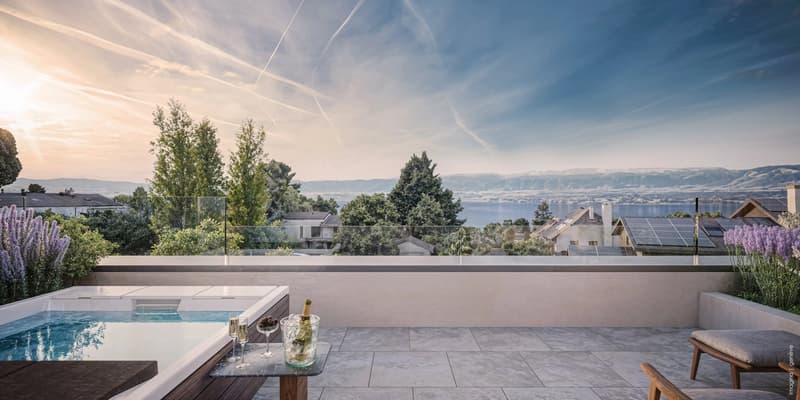 Exceptional contemporary villa with large garden in the heart of Anières (10)