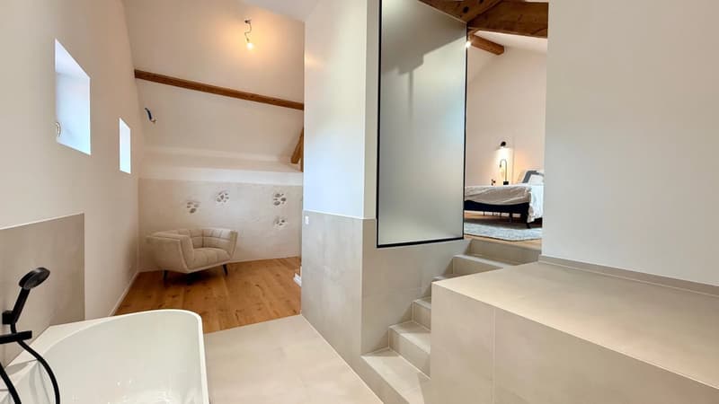 Heritage charm and exceptional renovation in Mategnin. (9)