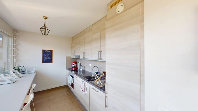Attic 3.5 rooms with large terrace and Léman Express two minutes away! (4)