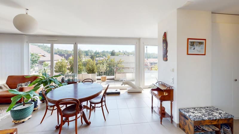 Attic 3.5 rooms with large terrace and Léman Express two minutes away! (2)