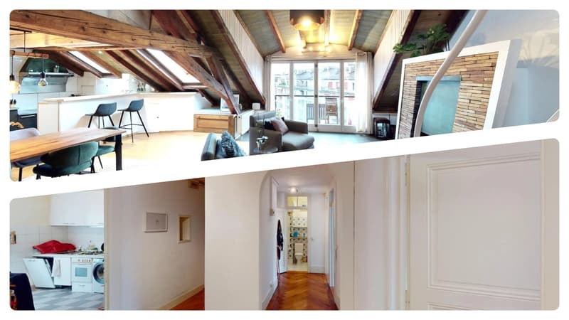 CHF 7,920.?/m² PPE in the center of Geneva: two character apartments in a 1915 building, just steps from the HUG ? sale as a lot and named sale (4)